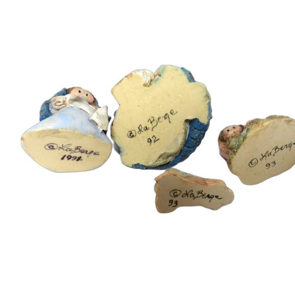 5 LaBerge Nativity Creche Manger SIGNED Vintage 91 92 93 Colorful Bible Rare - Picture 10 of 12